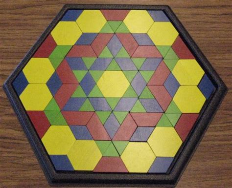 hexagon pattern block template