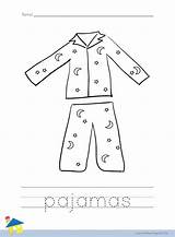 Coloring Pajamas Pajama Worksheet Pages Pj Llama Color Red Activities Worksheets Kids Outline Preschool Thelearningsite Info Party Colouring Pyjama Visit sketch template