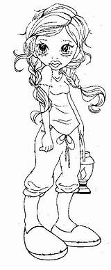 Coloring Pages Tomboy Saturated Girl Template Coloringpages Xyz Guardado Desde sketch template