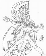 Coloring Ultraman Pages Colouring Book Popular Mebius sketch template