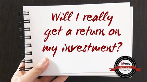 return  investment  coaching certification youtube