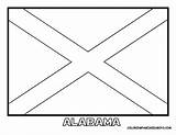 Coloring Alabama State Pages Flag Symbols Flags Clipart Color Library Choose Board States Kids Comments sketch template