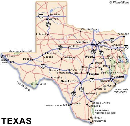 texas travel guide planetware