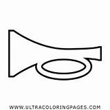 Trumpet Trompeta Cuerno Ultracoloringpages sketch template