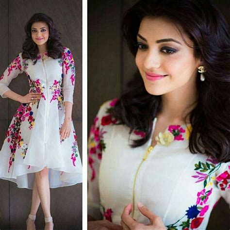 get this look kajal agarwal looks so gorgeous in this white dress