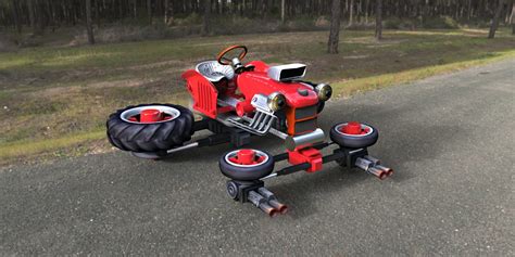 tractor drone badbunny studios