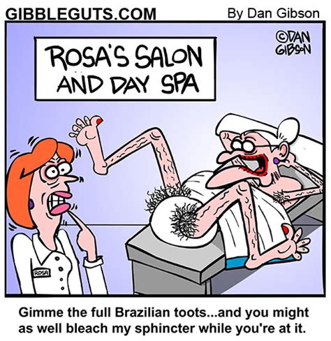 Spa Day Old People Cartoons From