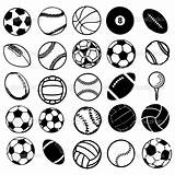 Balls Sports Coloring Pages Color Printable Getcolorings sketch template