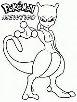 Coloring Pokemon Mewtwo Pages Printable Mew Legendary Mutu Drawing Print Cute Template Mega Az Books Perfect Choose Board Popular sketch template