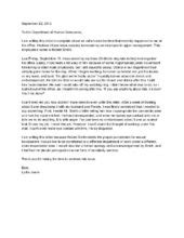 write  letter  complaint  human resources human resources