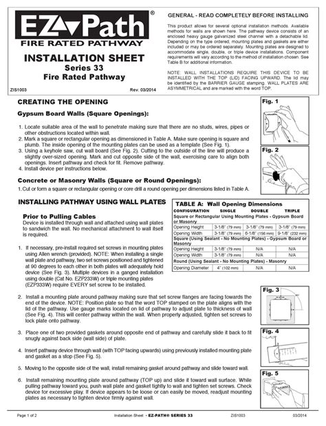sti ez path  series installation sheet   manualslib