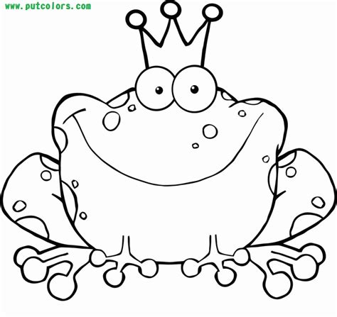 frog images cartoon coloring home