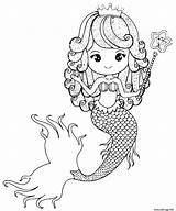 Sirene Coloriage Princesse Baguette Couronne Wand sketch template