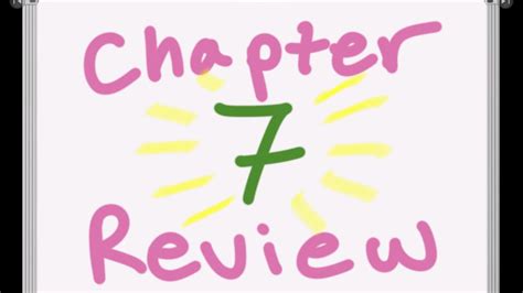 chapter  review youtube