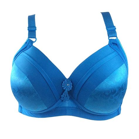 romacci sexy plus size bra solid push up busty brassiere c cup wireless