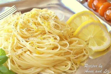 Angel Hair Pasta With Lemon Sauce 2 Sisters Recipes By