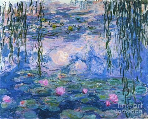 Claude Monet Water Lilies Painting By Adams Price Fine Art America