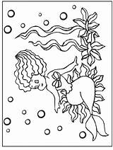 Coloring Pages Endangered Mermaids Fantasy Species Popular sketch template