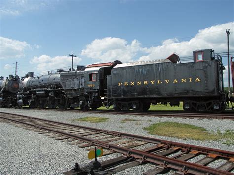 prr steam locomotive    railroad museum  pennsylvania