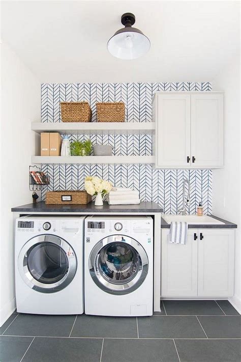 55 Best Small Laundry Room Photo Storage Ideas 55