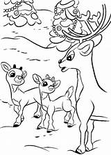 Rudolph Reindeer Natale Renne Babbo Nosed Colorare Renna Disegni Pianetabambini Tulamama sketch template