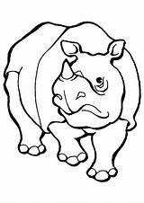 Nashorn Trauriges Ausmalbild Ausmalbilder Ausdrucken sketch template
