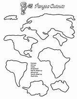 Continents Pangea Cutouts Pangaea Activity Continent Tectonic Outs Geografia Coloring4free Disegno Geography Puzzles Depiction Continenti Cutout Risultati Panthalassa Continentes Mapas sketch template