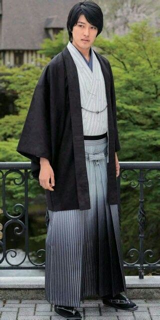 Male Kimono Japanese Outfits Japanese Costume Japanese