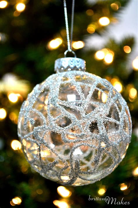 How To Decorate Glass Ornaments With Glitter How To