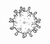 Illustrativo Fumetto Viruses Bakterium Mikrobe Karikatur Handritad Tecknad Clipartmag Disegnato Getdrawings Illustrationen Vektoren Biology sketch template