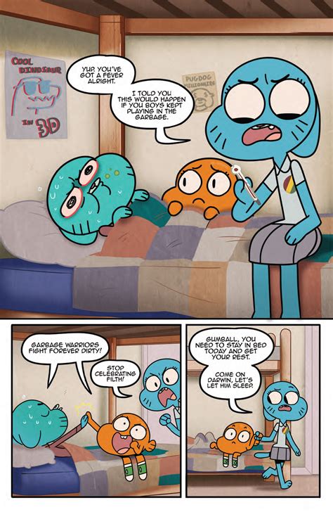 exclusive preview the amazing world of gumball 8 13th dimension comics creators culture