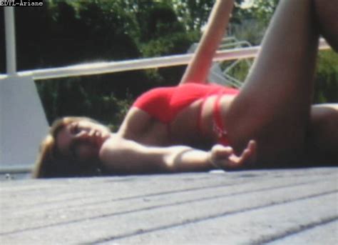 ariane brodier nude in shoot inconnu softcore in bikini cleavage leg starsfrance