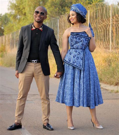 Latest Tswana Traditional Attire For Wedding 2022 Shweshwe 4u
