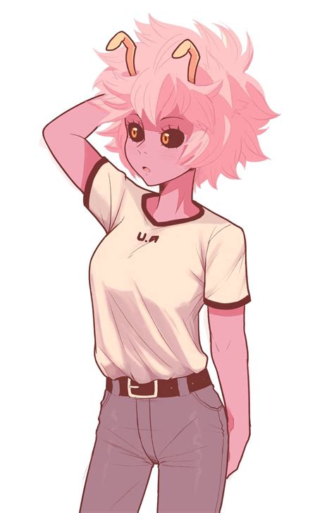 ashido mina my hero hero hero girl