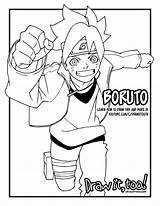 Boruto Mewarnai Naruto Marimewarnai Uzumaki Terlengkap Generations Getdrawings Sasuke Perempuan sketch template