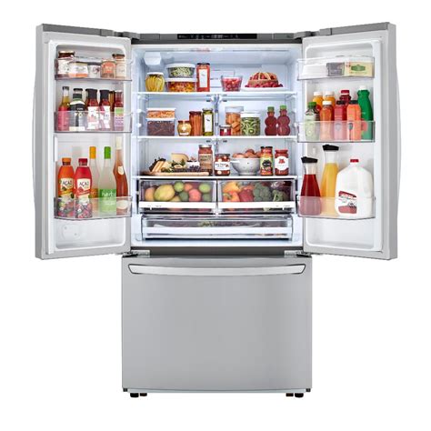 lg electronics 23 cu ft counter depth 3 door french door refrigerator