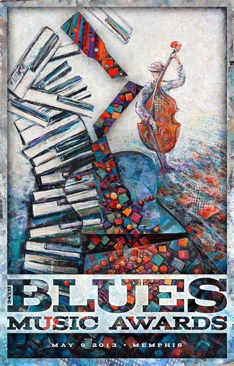 blues   concert posters  art