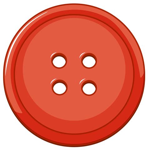 bouton rouge isole sur fond blanc  art vectoriel chez vecteezy