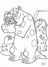 Coloring Boo Pages Sulley Loves Much So Printable sketch template