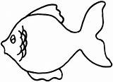 Template Fish Goldfish Outline Coloring Pages Printable Gold Clipart Templates Rainbow Pdf Color Print Colouring Clipartbest Shapes Clip Documents Animals sketch template