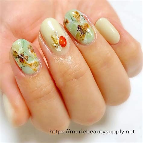 light green designed nails nail art gallery marie beauty supply