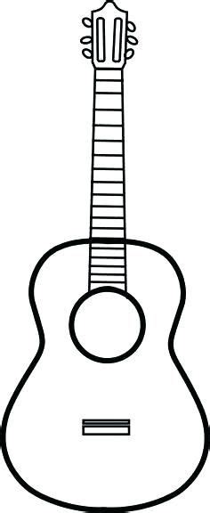 printable guitar template  pick guitar outline guitar patterns