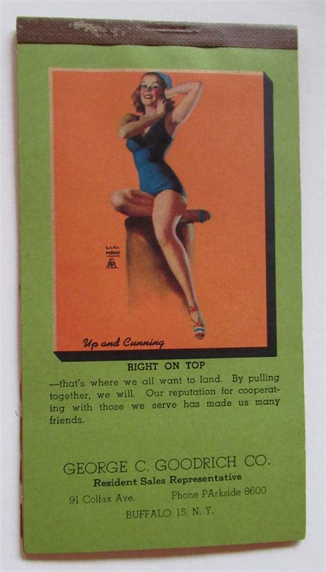 November 1944 Earl Moran Pin Up Girl Advertising Calendar Etsy