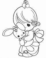 Coloring Pages Precious Moments Cuddle Doll Little sketch template