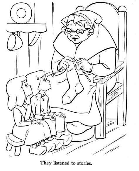 snow queen coloring page  fairy tales  stories
