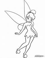 Coloring Tinker Bell Tinkerbell Pages Peter Pan Disneyclips Hook Captain Posing Disney Funstuff sketch template