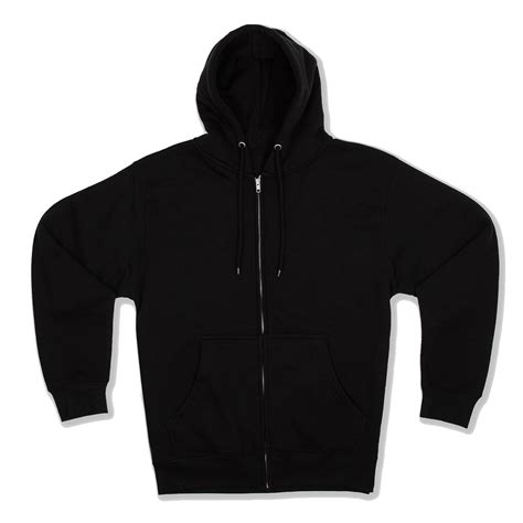 black full zip hoodie  tees