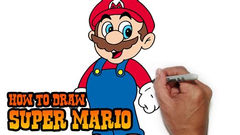 draw super mario easy drawings