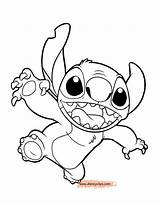 Stitch Coloring Pages Disney Printable Lilo Book Print Sheets Cute Drawing Stich Baby Color Heart Happily Smiling Angel Disneyclips Template sketch template