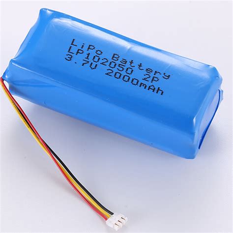 3 7v Lipo Battery Packs Lp102050 2p 2000mah Lipo Battery Com